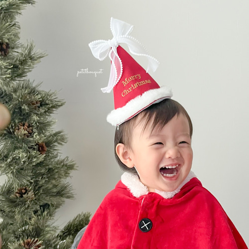 ✨サンタ帽子 子供用 クリスマスサンタ帽子キッズサイズ パーティー帽子 幼稚園男の子】クリスマスパーティ用にキッズサイズのサンタの
