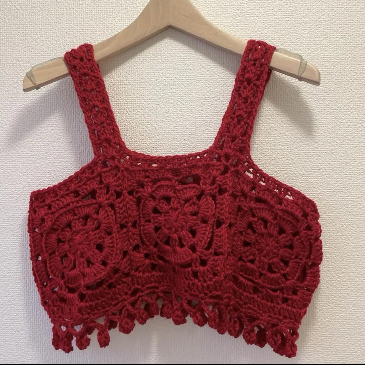 ⭐︎handmade⭐︎手編み　ベスト　ビスチェ
