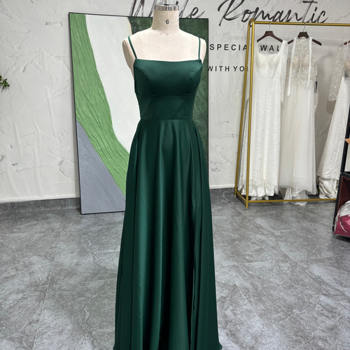 高品質サテンドレス光沢生地ワンピース大きいリボン飾り （ガール GIRL  