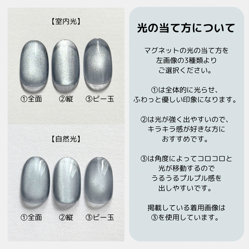 数量限定！マロンマグ】ネイルチップ ニュアンス マグネット うるうる