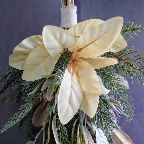 しめ縄スワッグ　専用 プリティ マーメイド 玄関 花 ドライフラワー リース スワッグ しめ