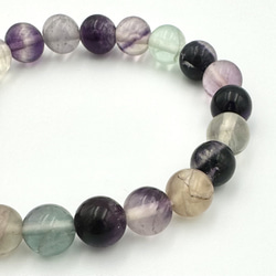 00058)四季ガーデンクォーツ 8mm 天然石 ブレスレット（先行販売限定