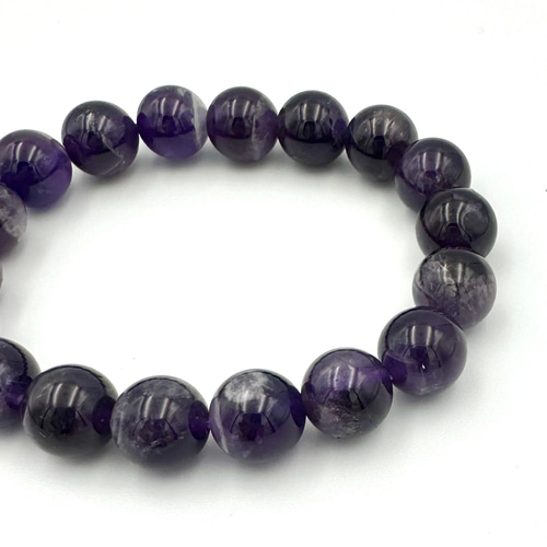 00019)ウルグアイ産アメジスト 10mm 天然石 ブレスレット（先行販売  