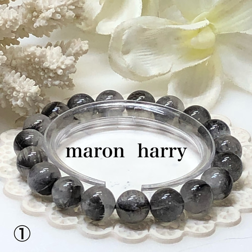 プラチナルチル・天然石ブレスレット•*¨*•.¸¸♬ ブレスレット MARON 
