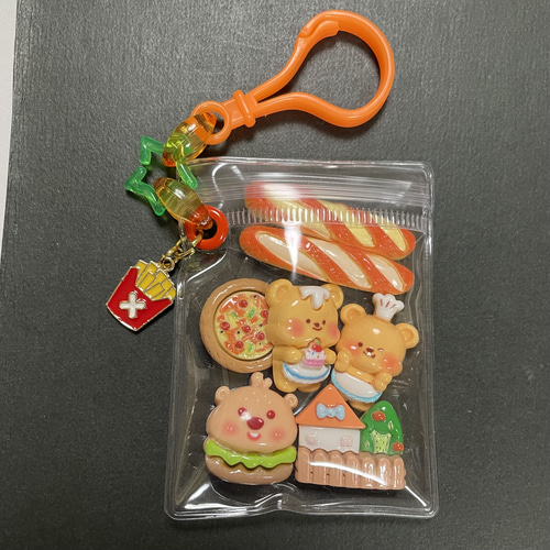 ガチャ詰めポーチ キャンディバック ガチャじゃらじゃらキーホルダー