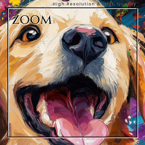 虹色の人生 - ゴールデンレトリバー犬 No.1】レインボー・ペットロス