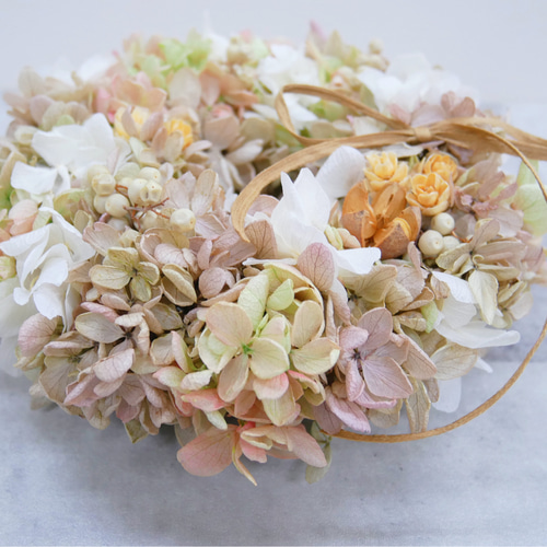 アンティーク紫陽花◆紫陽花リース◇ハーフリース◇プレゼント 紫陽花リース◇紫陽花◇◇ハーフリース 紫陽花リース 紫陽花