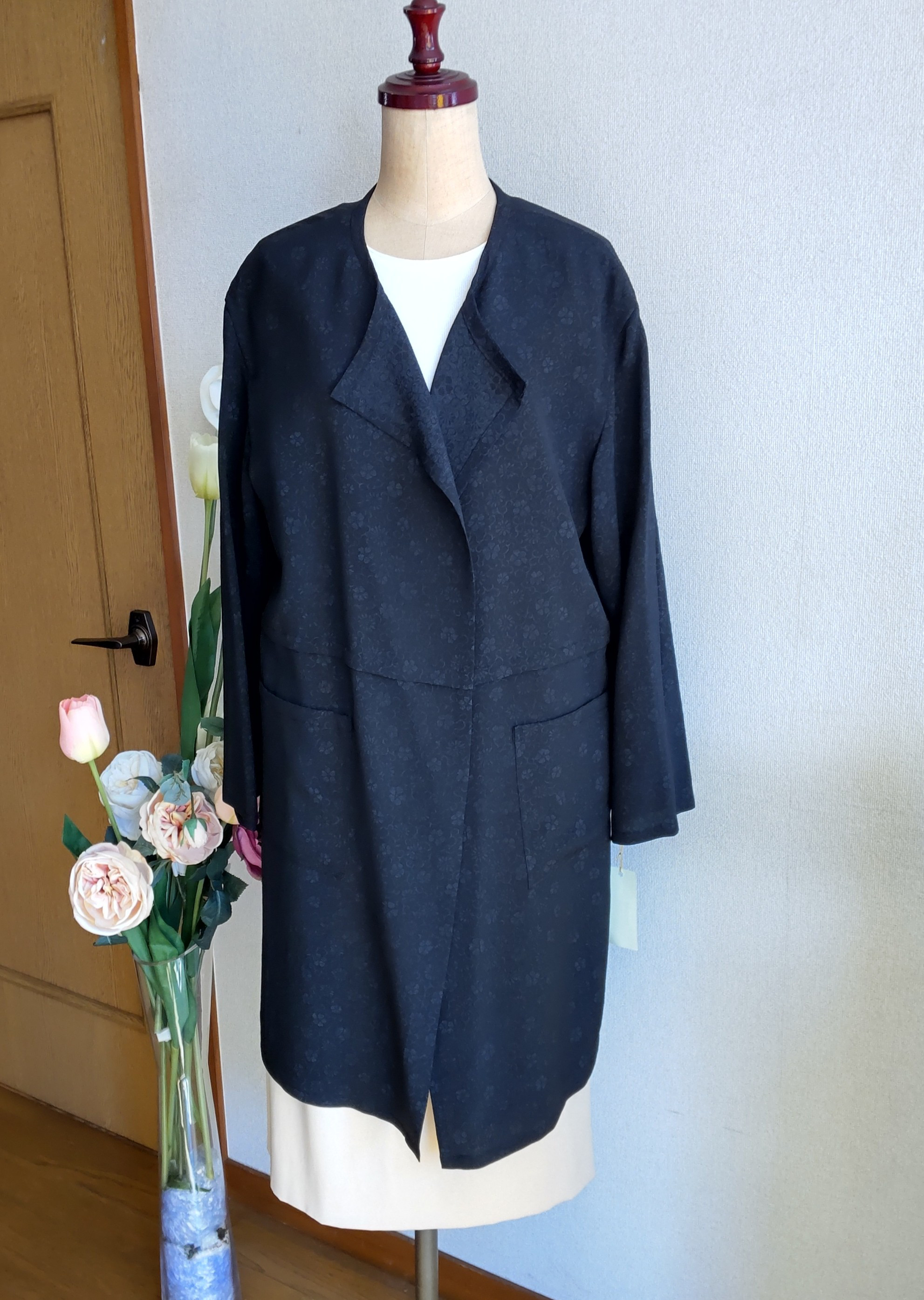 黒羽織、リメイクチュニ゙ック、ジヤケット