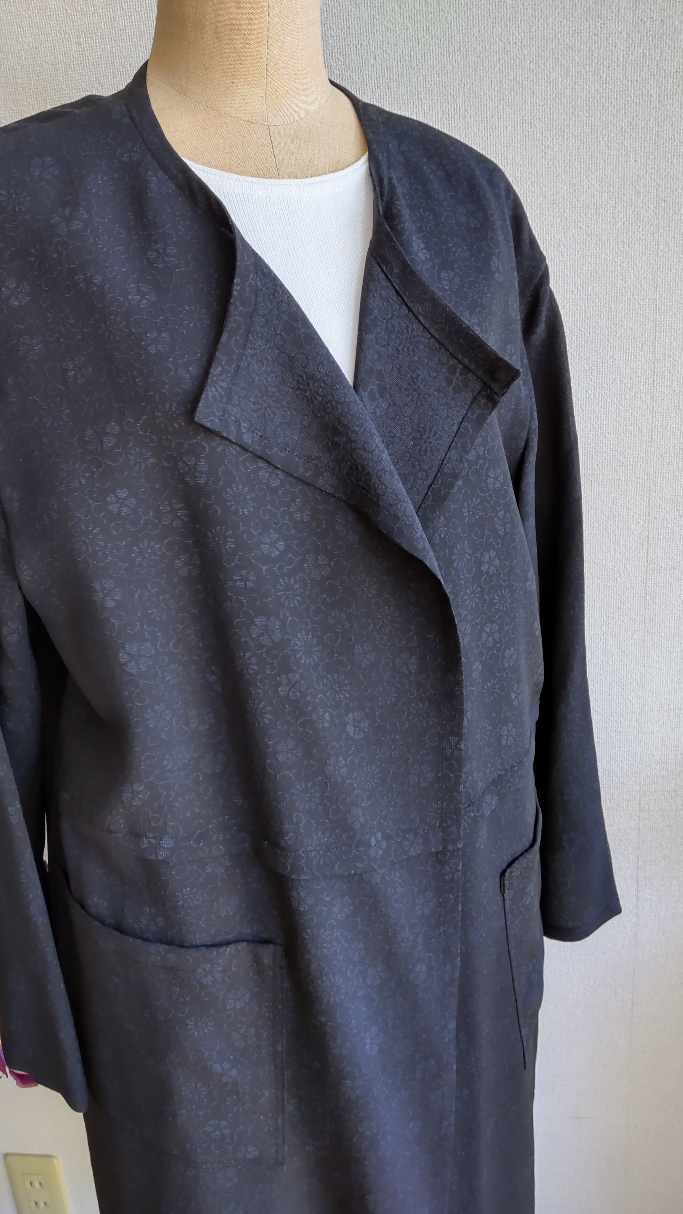 黒羽織、リメイクチュニ゙ック、ジヤケット