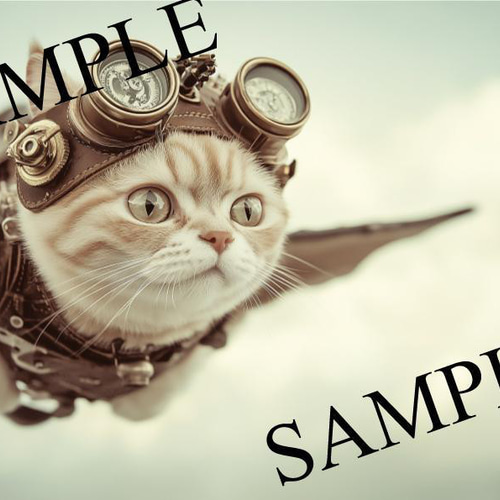 ねこページ:ウィッグオーダー【相澤(スチームパンクver)】 スチームパンクのネコ | SKIMA（スキマ）