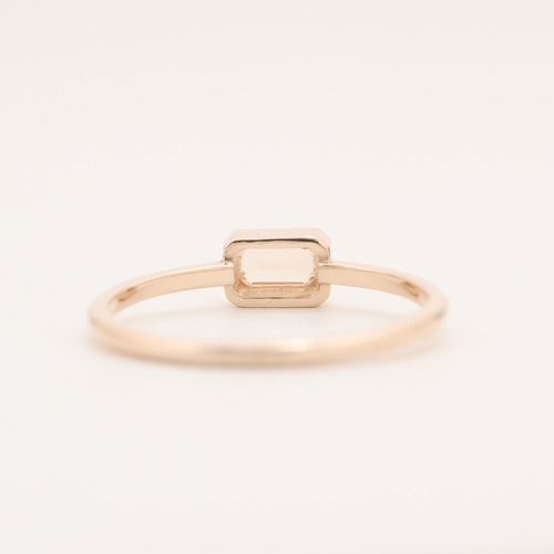 インペリアルトパーズ K10 オープンリング 16号 インペリアルトパーズ / K10 リング | su-py