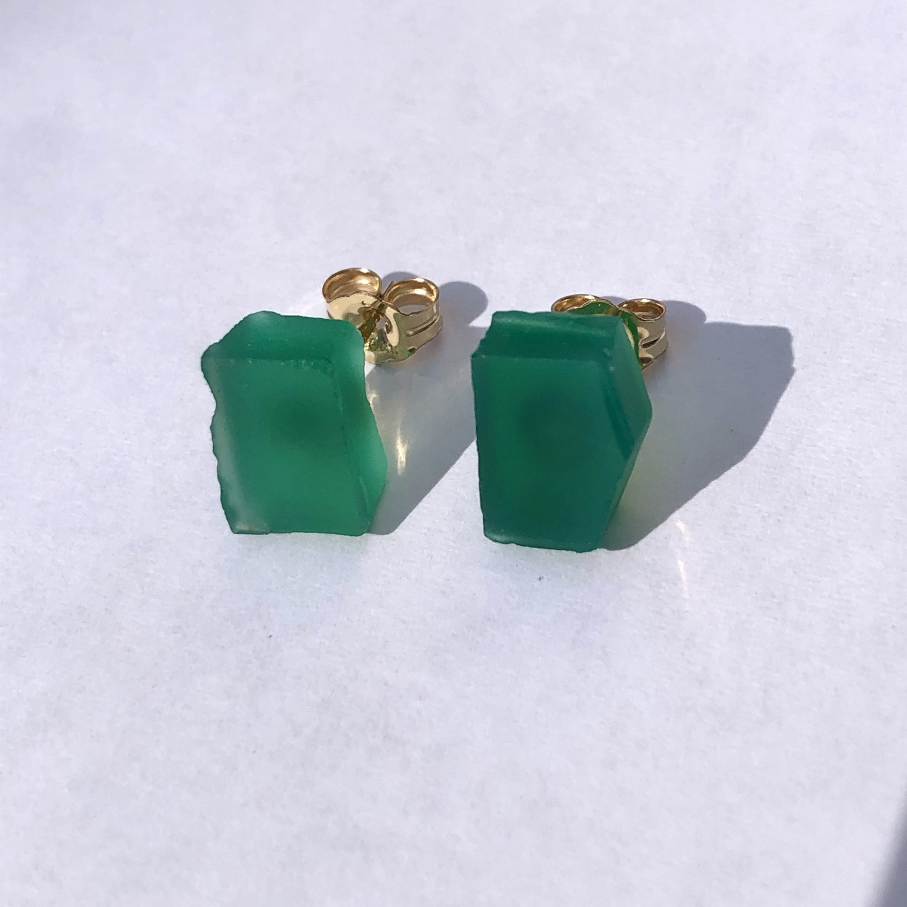 じばにゃん◆水晶/MOP/グリーンオニキス トリプレットストーンピアス じばにゃん様専用◇水晶/MOP/グリーンオニキス トリプレット