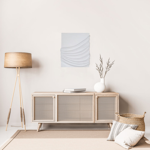 F3(22㎝×27.3㎝)ドレープアート テクスチャーアート キャンバスボード