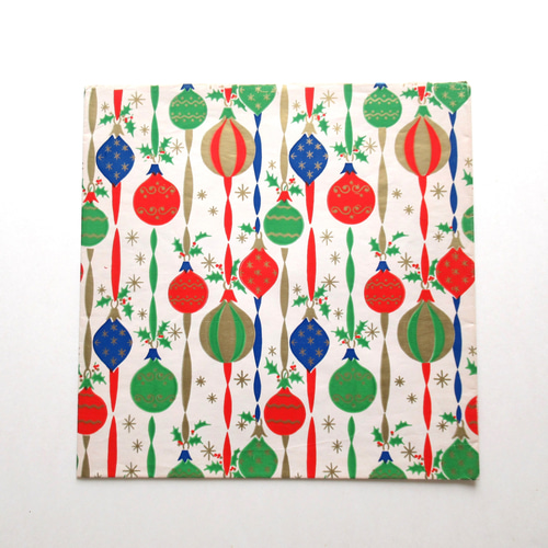 たっぷり アメリカ ヴィンテージラッピングペーパー 包装紙 クリスマス