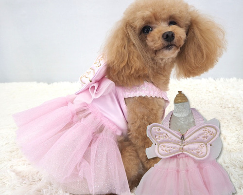 ドレス 0～5号 パピー 小型 犬 猫 ペット 服 ワンピース ビジューP275 ドレス 0～5号 パピー 小型 犬 猫 ペット 服 ワンピース