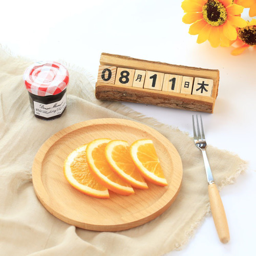 アンティーク　デスクカレンダー フランス アンティーク 卓上万年カレンダー 木×ガラス N-03688 | EMUPARIS