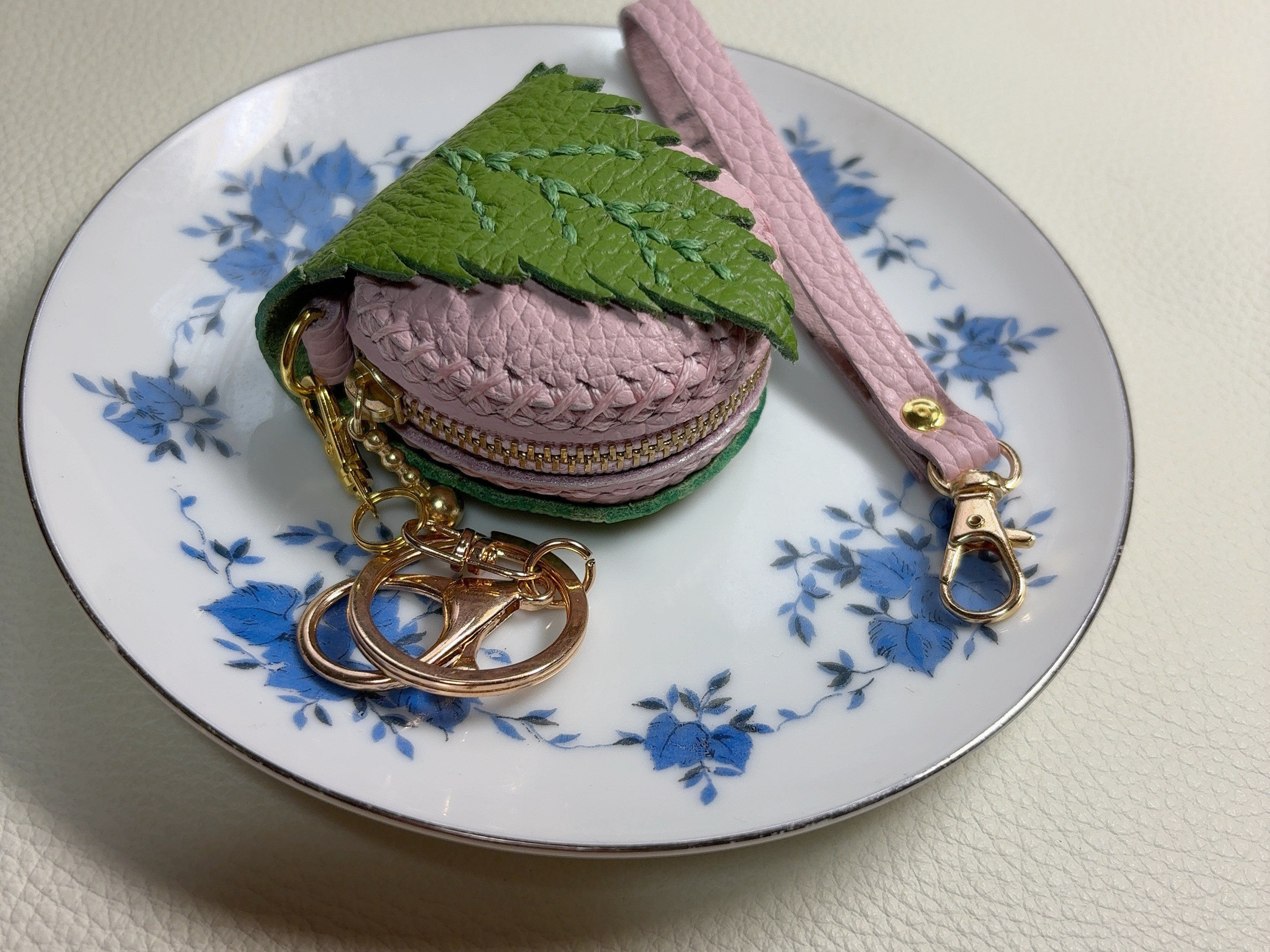 【さくらもち】L字ファスナーウォレット＋コインケース