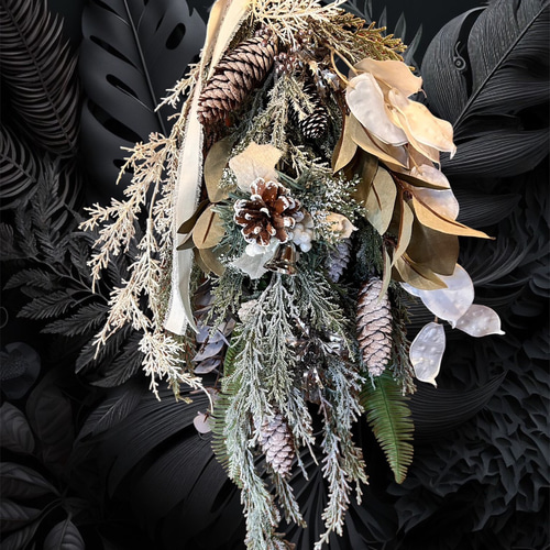 光触媒 人工観葉植物 ウォールグリーン フェイクグリーン クリスマス