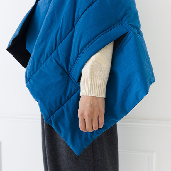 【30％OFF】魔法瓶のような保温中わた Zermoly Loft  3WAY ケープ ショール ブランケット 19枚目の画像