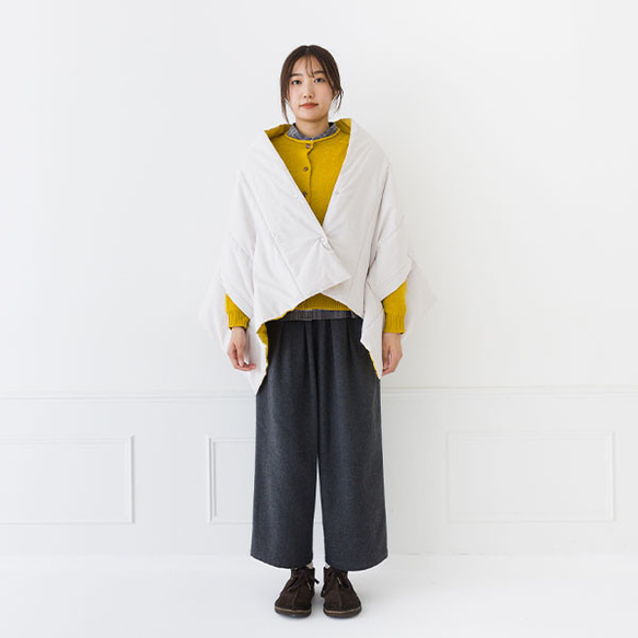 【30％OFF】魔法瓶のような保温中わた Zermoly Loft  3WAY ケープ ショール ブランケット 12枚目の画像
