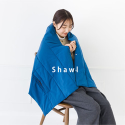 【30％OFF】魔法瓶のような保温中わた Zermoly Loft  3WAY ケープ ショール ブランケット 5枚目の画像