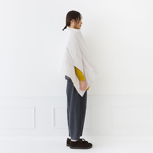 【30％OFF】魔法瓶のような保温中わた Zermoly Loft  3WAY ケープ ショール ブランケット 13枚目の画像