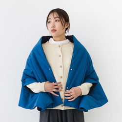 【30％OFF】魔法瓶のような保温中わた Zermoly Loft  3WAY ケープ ショール ブランケット 2枚目の画像