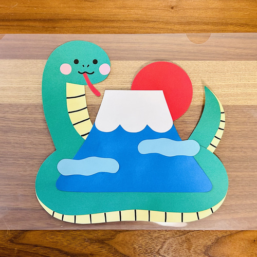 壁面飾り 冬 2025年 お正月 巳年 生地 Saki's factory☆ 通販 18417291