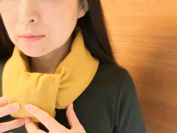 no.42 小豆カイロレギュラータイプ(小豆カイロ100g入)3個＋ロングカバーセット（首・肩・腰巻用）モスピンク 11枚目の画像