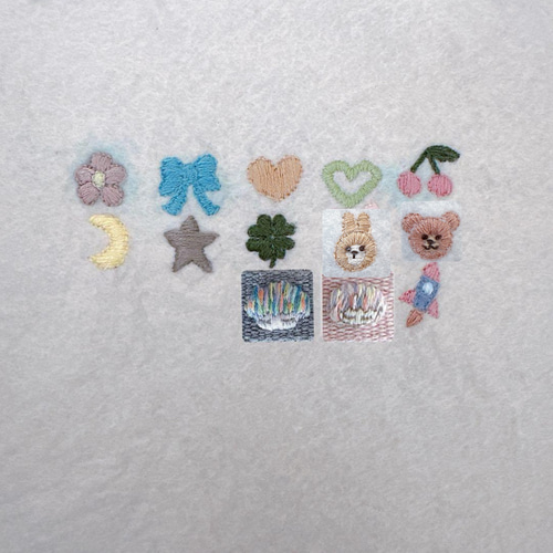 ネームタグ 名前オーダー 名入れ刺繍キーホルダー バッグ
