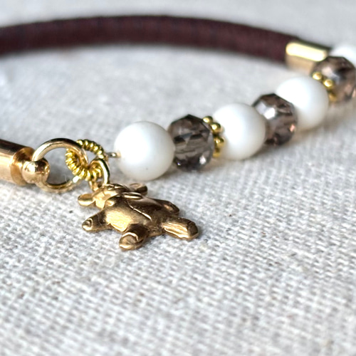 静電気抑制ブレス☆クマのぬいぐるみ ブレスレット *noraneko* 通販