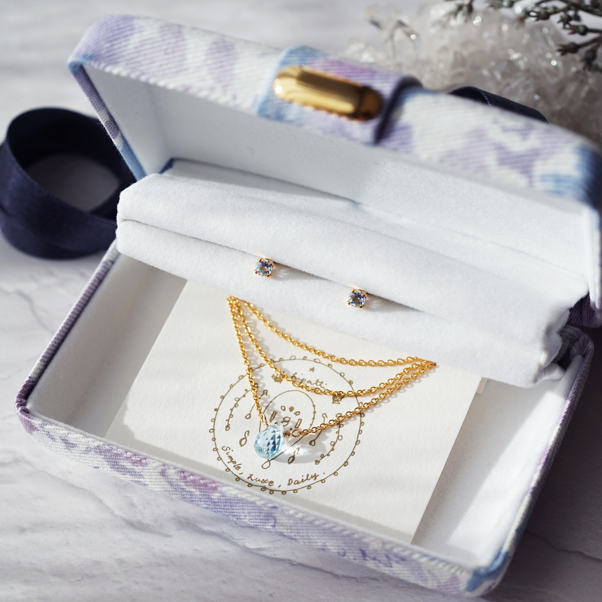 早割クリスマス2025★アクアマリンのセット★ケース入り＆送料無料