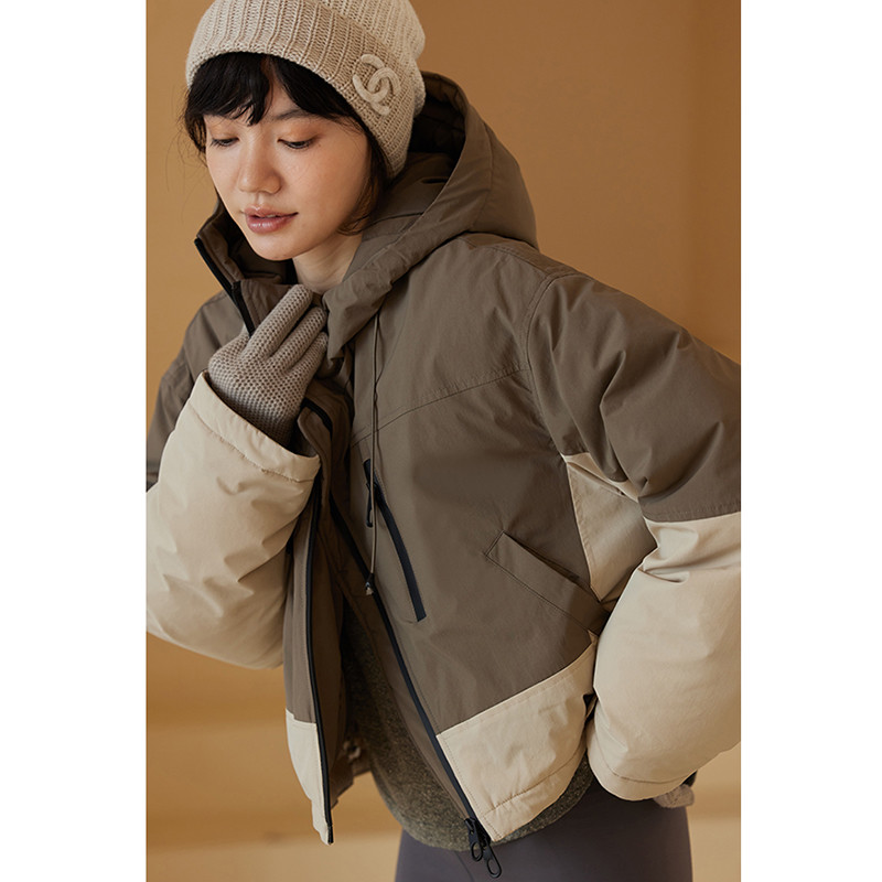 Beams Golf チェック柄 フード付き　ダウンジャケット　中綿 306107_21.jpg