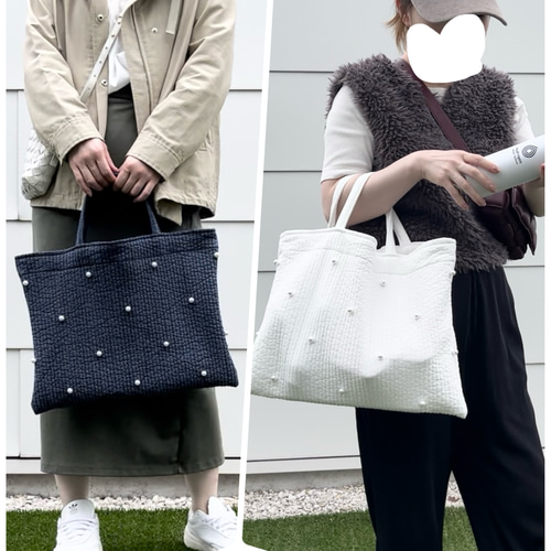 iichan　ヌビバッグ　パールバッグ　レッスンバッグ ヌビバッグ 【 Pearl 】パール | conforobe(コンフォローブ)