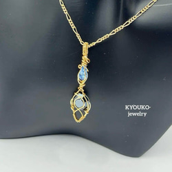 スワロフスキー ワイヤーアート ネックレス ネックレス