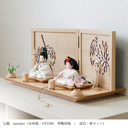 七穂 -nanaho- 木目込み人形 ひな人形・雛飾り sakura 通販