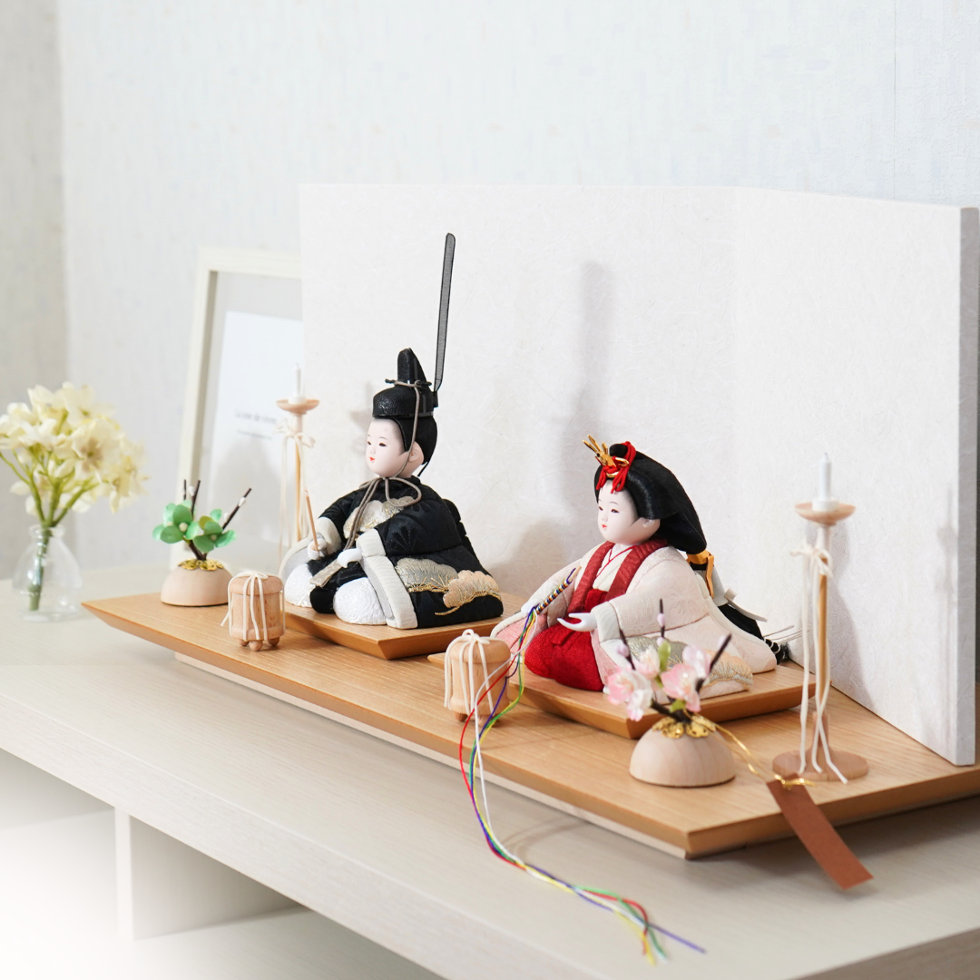 木目込み人形 雛人形 コンパクト -華蘭 karan-