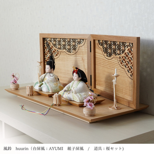 雛飾り　木目込み人形 風鈴 -huurin- 木目込み人形 ひな人形・雛飾り sakura 通販