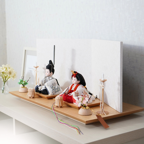 木目込み雛人形 作者有り・画像で判断下さい 曽根人形 / ギフトに最適な木目込み人形 No.1024-B 【花嫁】 布