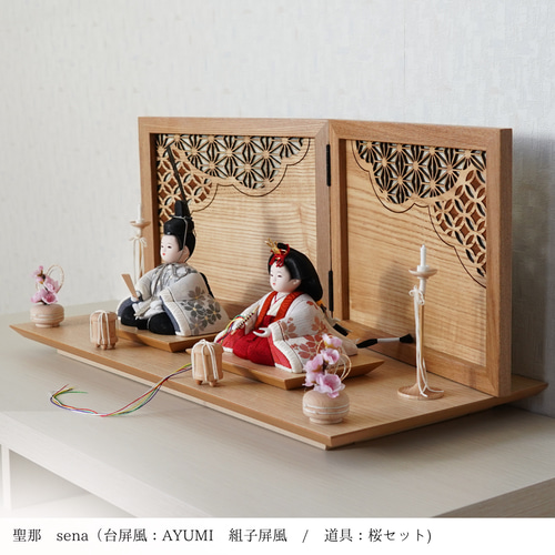 聖那 -sena- 木目込み人形 ひな人形・雛飾り sakura 通販
