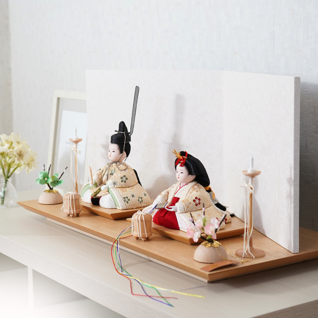 木目込み人形 雛人形 コンパクト -芽生 mebae-