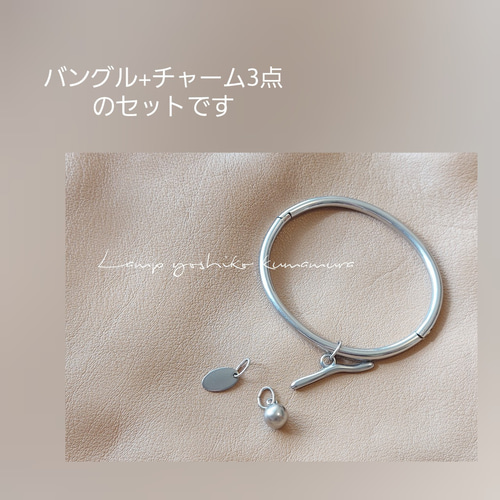 存在感抜群♡ 組紐（シルバーステンレス）バングル Amazon | [silver KYASYA]チェーンブレスレット 有刺鉄線 針金