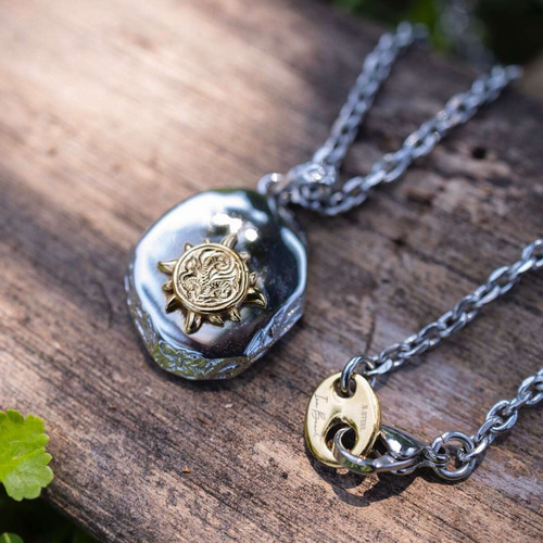 Sunstone necklace 【ハワイアンジュエリー】【金属アレルギー