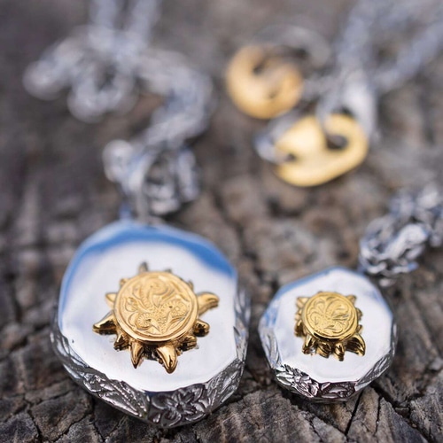 Sunstone necklace 【ハワイアンジュエリー】【金属アレルギー