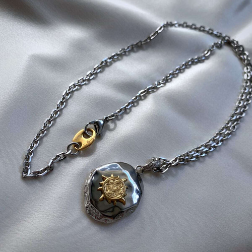 Sunstone necklace 【ハワイアンジュエリー】【金属アレルギー