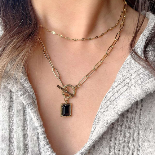 onyx × mantel 【ハワイアンジュエリー】【金属アレルギー対応