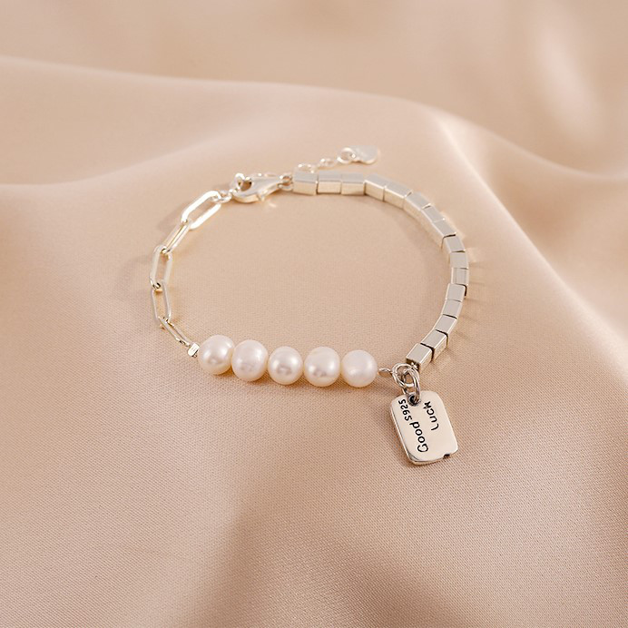 淡水パールのブレスレット バングル　真珠 淡水真珠 パール 6月誕生石