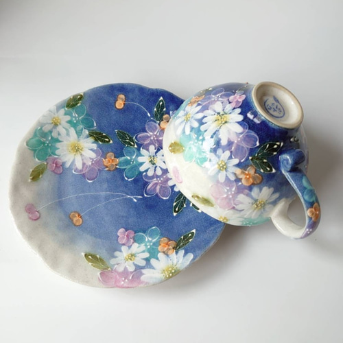 【新品】ゆずりは工房　工房ゆずりは　カップ&ソーサー ゆずりは工房カップ＆ソーサー未使用品