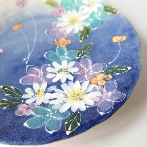 【新品】ゆずりは工房　工房ゆずりは　カップ&ソーサー 工房ゆずりはカップ＆ソーサー 涼しげな白地に鮮やかなブルーが