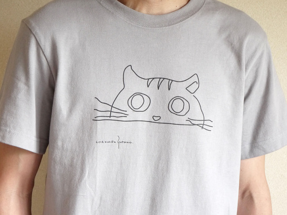シンプル　にゃんこ　Tシャツ　ねこ　猫 7枚目の画像